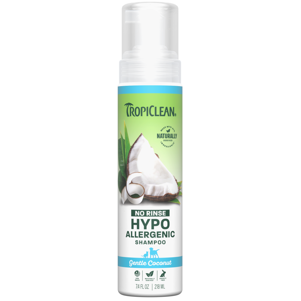 TropiClean No Rinse Hypoallergenic Shampoo, 7.4oz