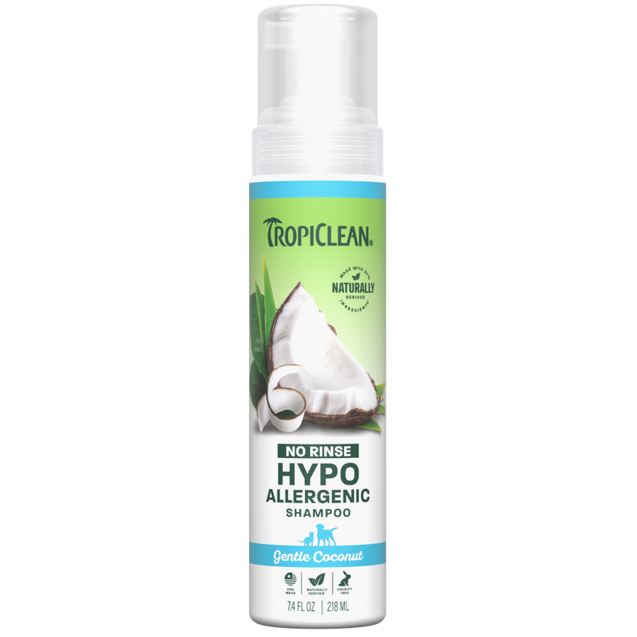 TropiClean No Rinse Hypoallergenic Shampoo, 7.4oz