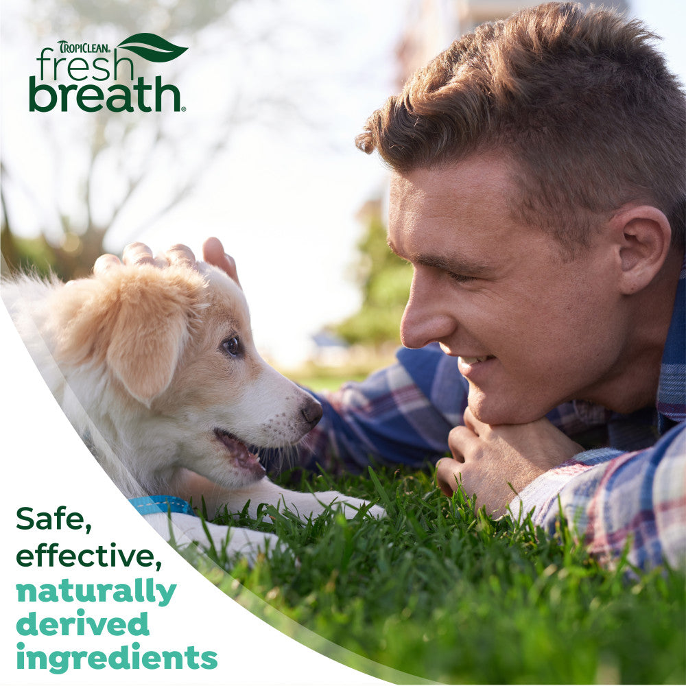 TropiClean Fresh Breath Plaque & Tartar Control Kit for Puppies