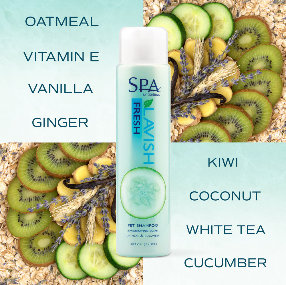 Sunsetting - SPA by TropiClean Lavish Fresh Shampoo for Pets, 1 gal