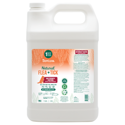 TropiClean Natural* Flea + Tick Maximum Strength + Soothing Shampoo for Dogs, 1 gal