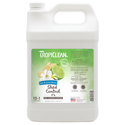 TropiClean Lime & Cocoa Butter Shed Control Conditioner for Pets, 1 gal