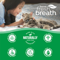 TropiClean Fresh Breath Odor & Tartar Control Dental Kit for Cats
