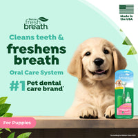 TropiClean Fresh Breath Plaque & Tartar Control Kit for Puppies