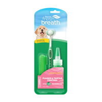 TropiClean Fresh Breath Plaque & Tartar Control Kit for Puppies