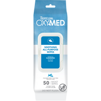 Sunsetting - TropiClean OxyMed Soothing Relief Wipes for Pets, 50ct