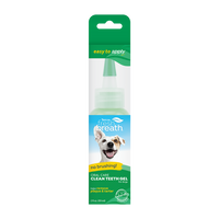 TropiClean Fresh Breath No Brushing Clean Teeth Dental & Oral Care Gel for Dogs, 2oz