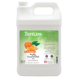Sunsetting - TropiClean Sweet Mandarin High Concentrate Shampoo for Pets, 1 gal