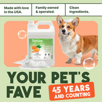 Sunsetting - TropiClean Sweet Mandarin High Concentrate Shampoo for Pets, 1 gal