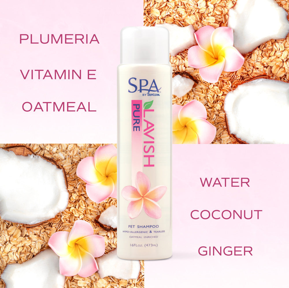 Sunsetting - SPA by TropiClean Lavish Pure Shampoo for Pets, 1 gal