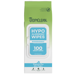 TropiClean HypoAllergenic Dog Wipes, 100ct