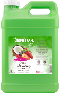 TropiClean Berry & Coconut Deep Cleansing Shampoo for Pets, 2.5 gal