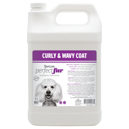 TropiClean PerfectFur Curly & Wavy Coat Shampoo for Dogs, 1 gal