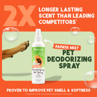 Sunsetting - TropiClean Papaya Mist Deodorizing Spray for Pets, 8oz