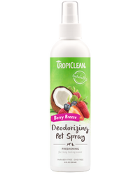 Sunsetting - TropiClean Berry Breeze Deodorizing Spray for Pets, 8oz