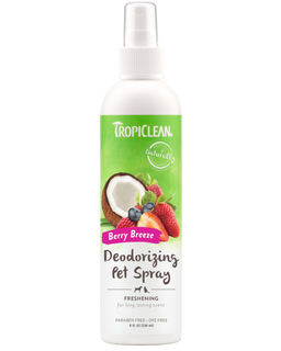 Sunsetting - TropiClean Berry Breeze Deodorizing Spray for Pets, 8oz