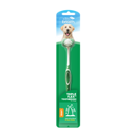 TropiClean Fresh Breath Triple Flex Toothbrush for Large Dogs