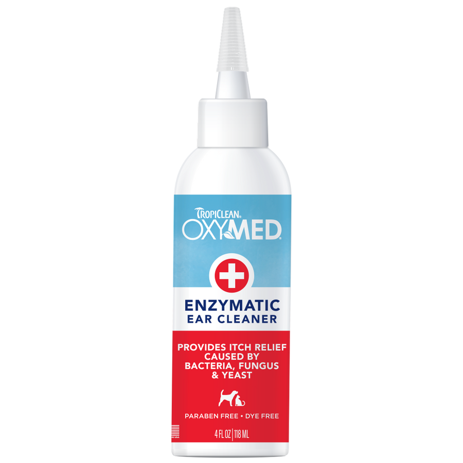 TropiClean OxyMed Enzymatic Ear Cleaner, 4oz