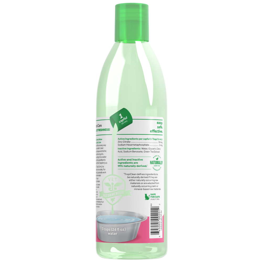 TropiClean Fresh Breath Dental Water Additive for Puppies, 16oz