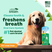 TropiClean Fresh Breath Plaque & Tartar Control Kit for Large Dogs